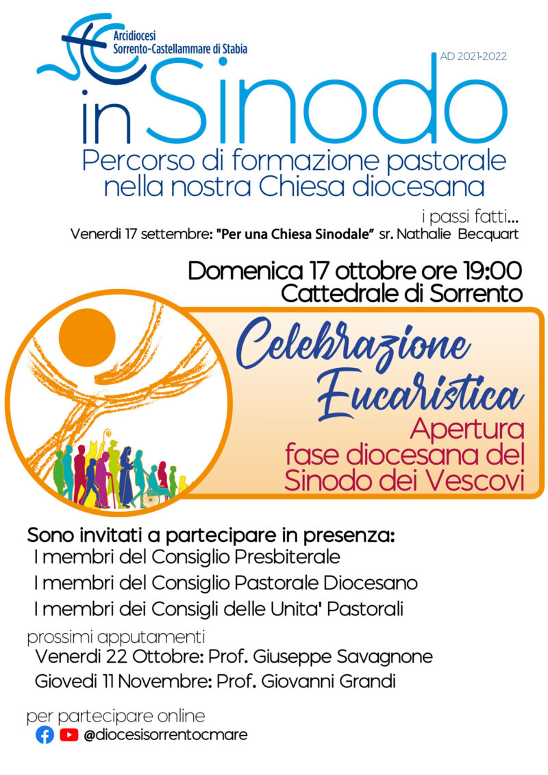 Locandina Celebrazione Sinodo